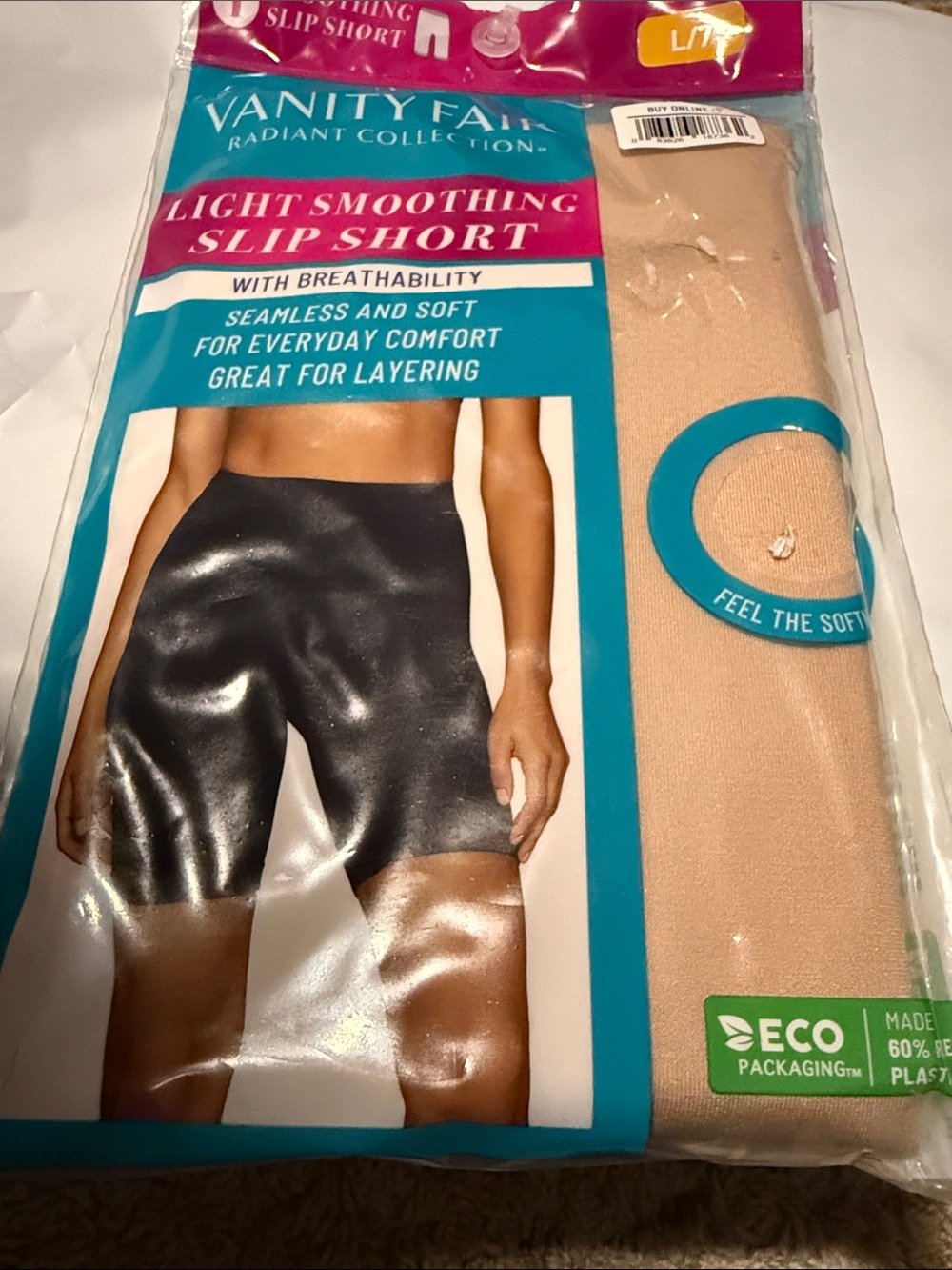 Vanity Fair Nude Light Smoothing Slip Short